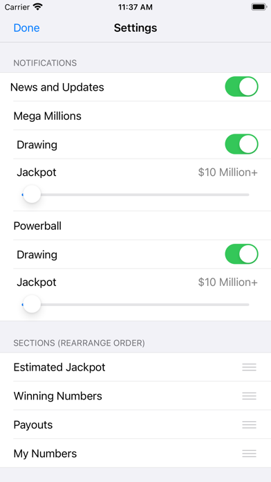 Millions 2019 app screenshot 8