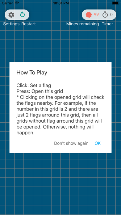 Minesweeper app screenshot 1