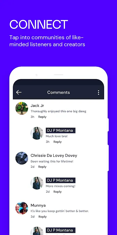 Mixcloud – Music, Mixes & Live app screenshot 1