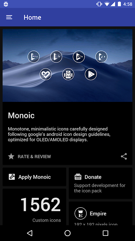 Monoic White Minimal Icon Pack app screenshot 2