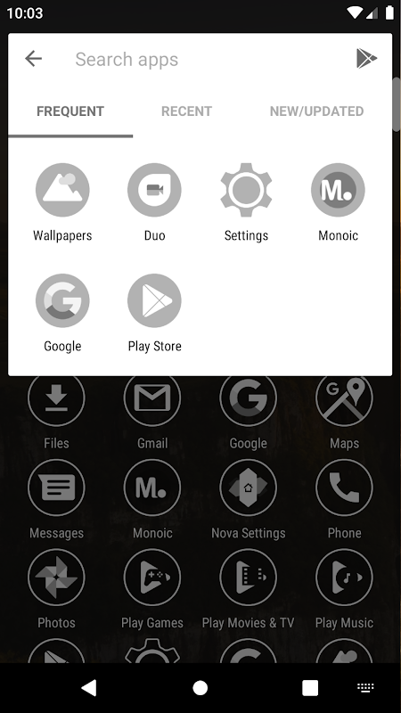 Monoic White Minimal Icon Pack app screenshot 4