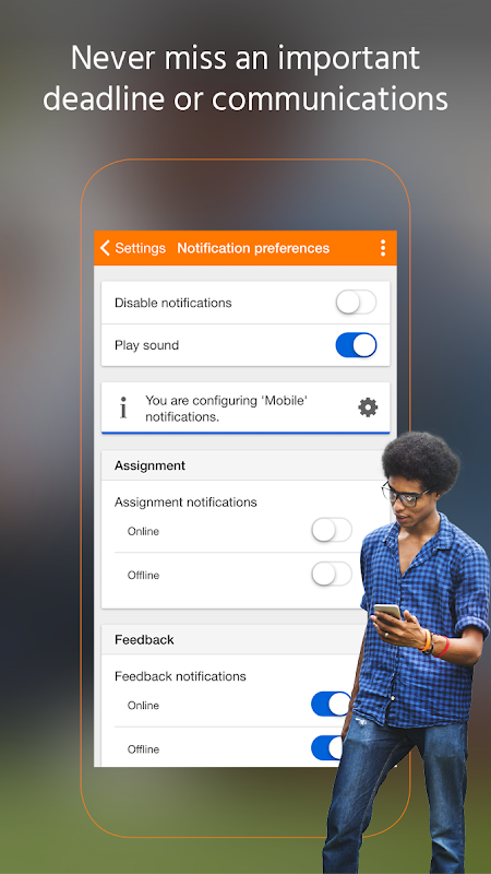 Moodle app screenshot 4