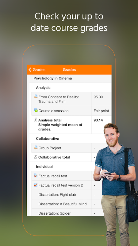 Moodle app screenshot 6