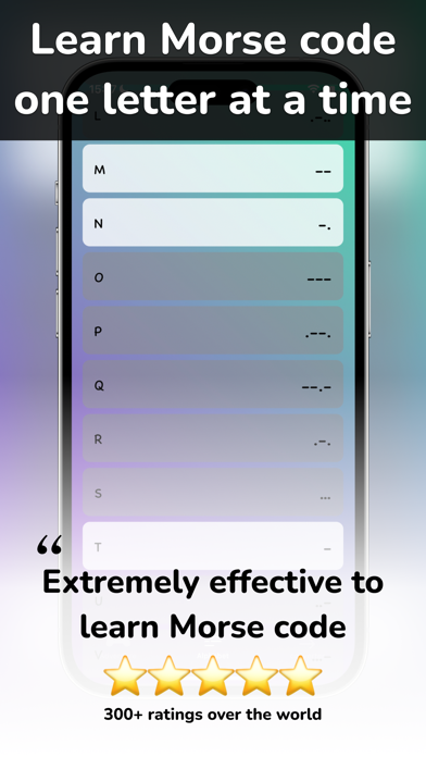 Morse Code – Learn & Translate app screenshot 1