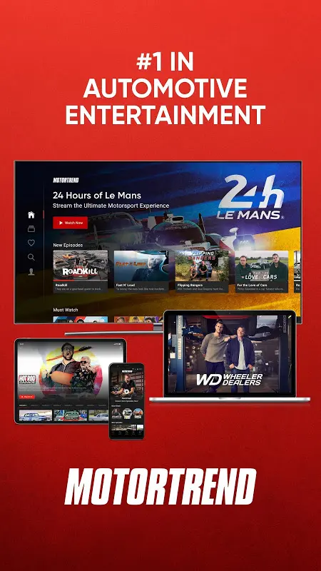 MotorTrend+: Watch Car Shows app screenshot 1