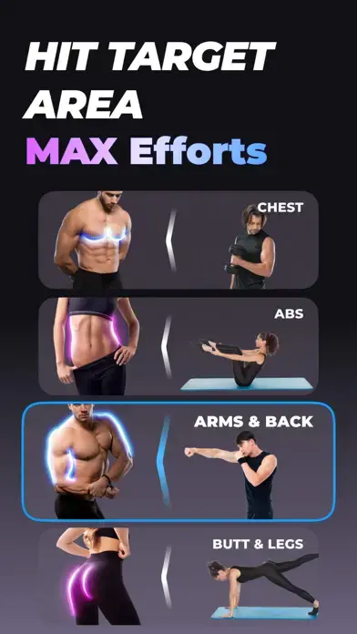 Muscle Booster Workout Planner app screenshot 3