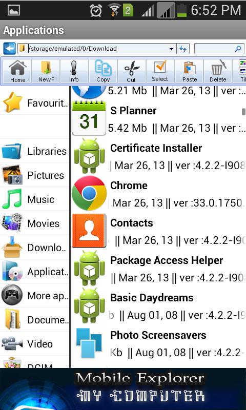 My Computer Mobile Explorer app screenshot 3