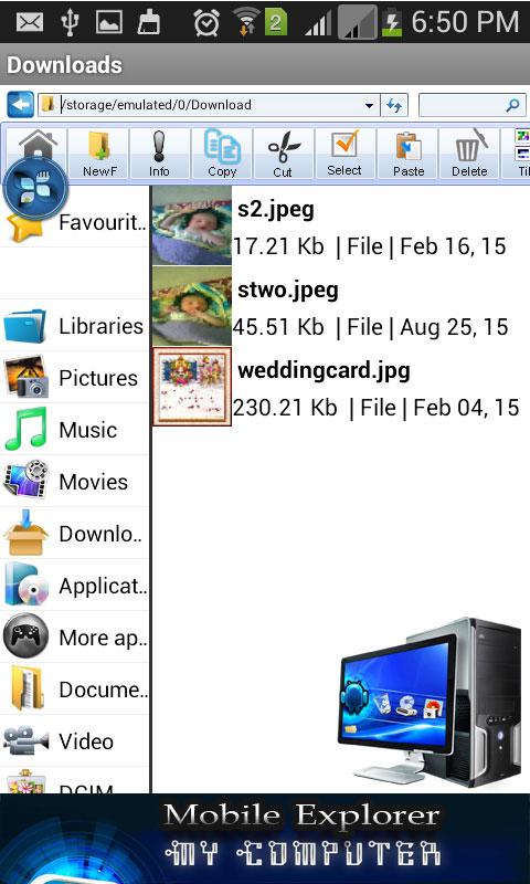 My Computer Mobile Explorer app screenshot 5