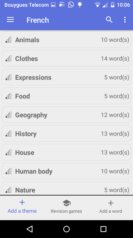 My dictionary – WordTheme app screenshot 1