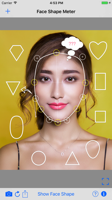 My Face Shape Meter and frames app screenshot 1