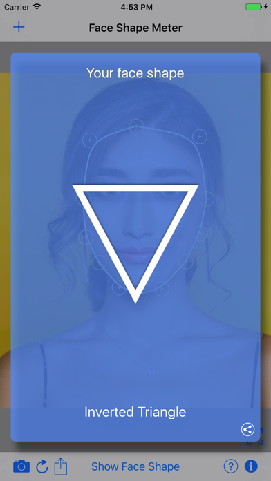 My Face Shape Meter and frames app screenshot 2