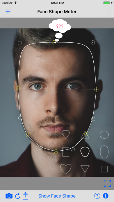 My Face Shape Meter and frames app screenshot 3