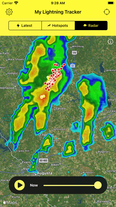 My Lightning Tracker Pro app screenshot 2