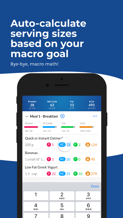 My Macros+ app screenshot 3