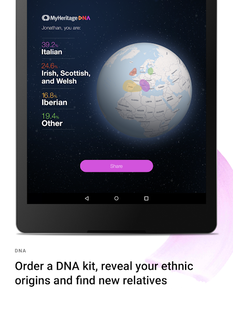 MyHeritage: Family tree & DNA app screenshot 2