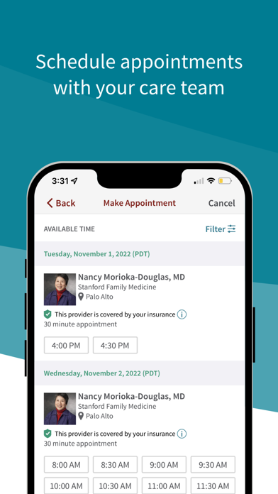 MyNovant app screenshot 2