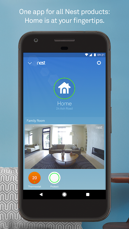 Nest app screenshot 1