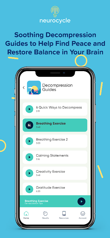 Neurocycle app screenshot 3