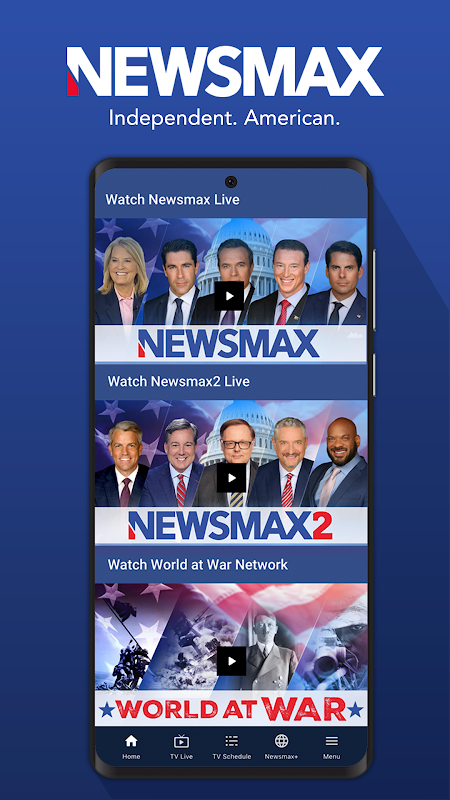 Newsmax app screenshot 1
