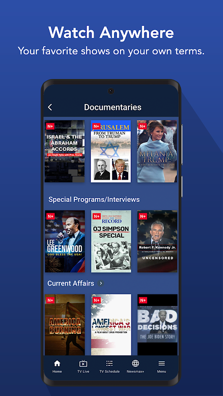 Newsmax app screenshot 2