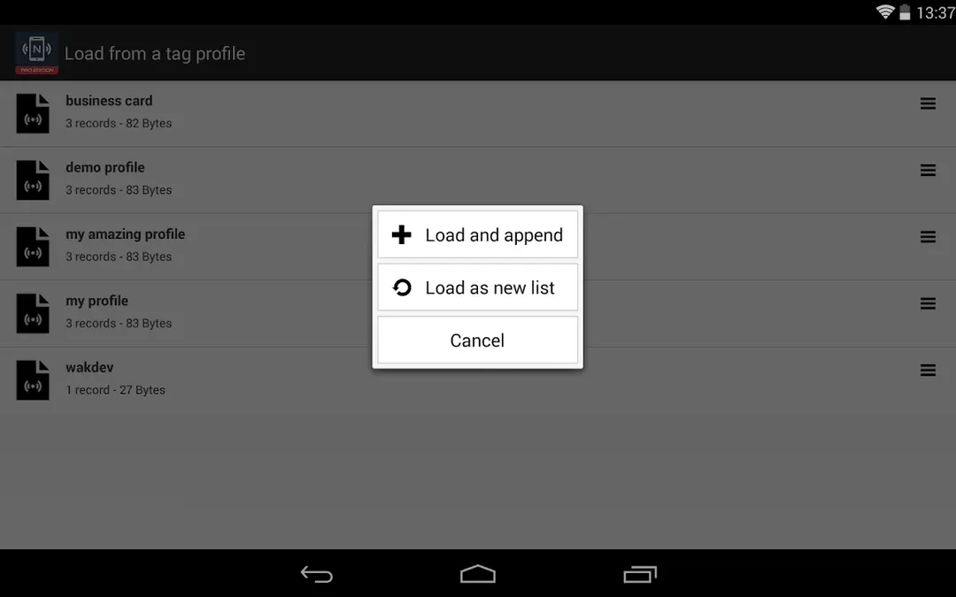 NFC Tools – Pro Edition app screenshot 4