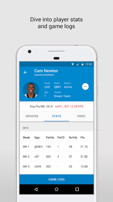 NFL Fantasy Football app screenshot 4
