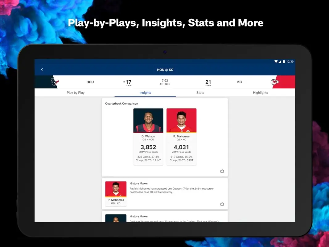 NFL app screenshot 3