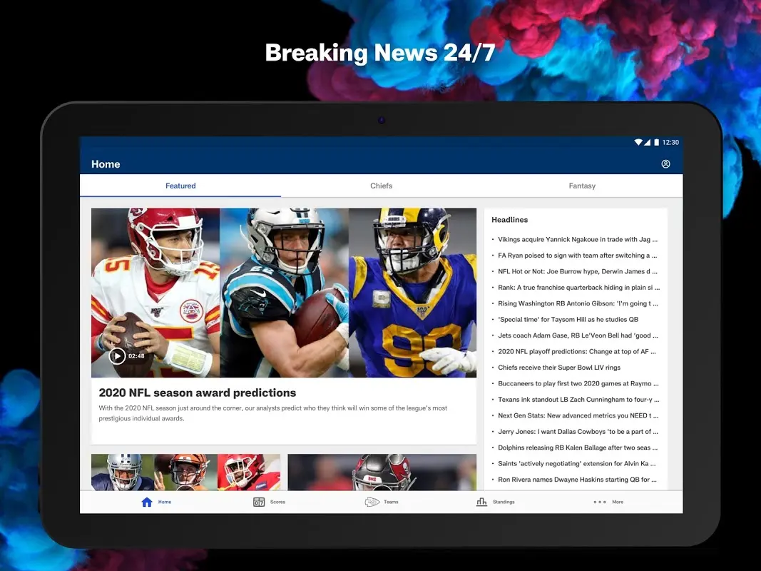 NFL app screenshot 4