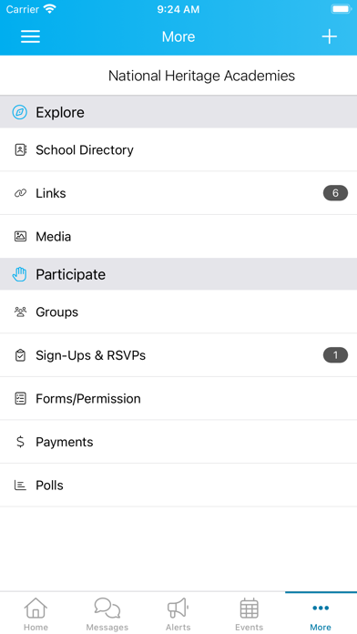 NHA Parent Portal app screenshot 5