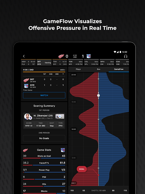 NHL app screenshot 6