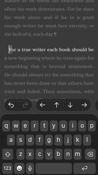 Notepad app screenshot 4