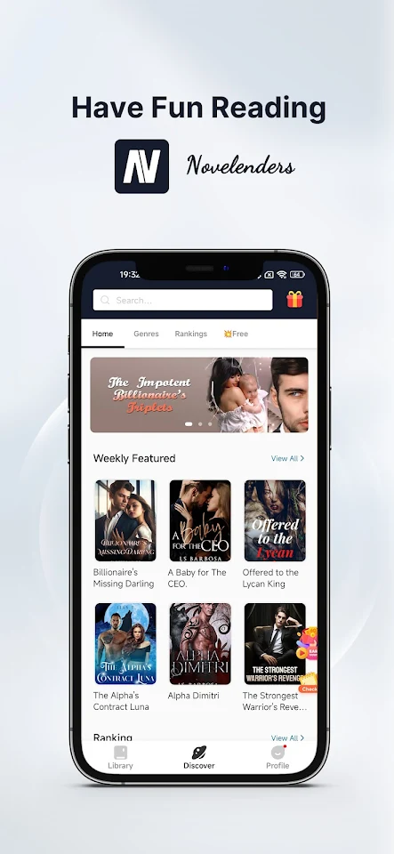 Novelenders-Read&Write Novels app screenshot 3