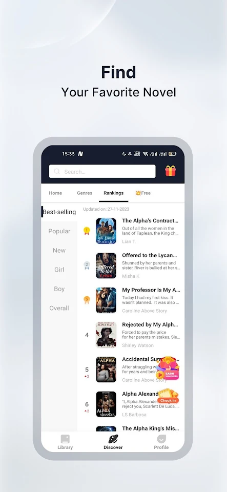 Novelenders-Read&Write Novels app screenshot 6