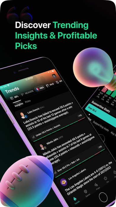 OddsJam: Win At Sports Betting app screenshot 1