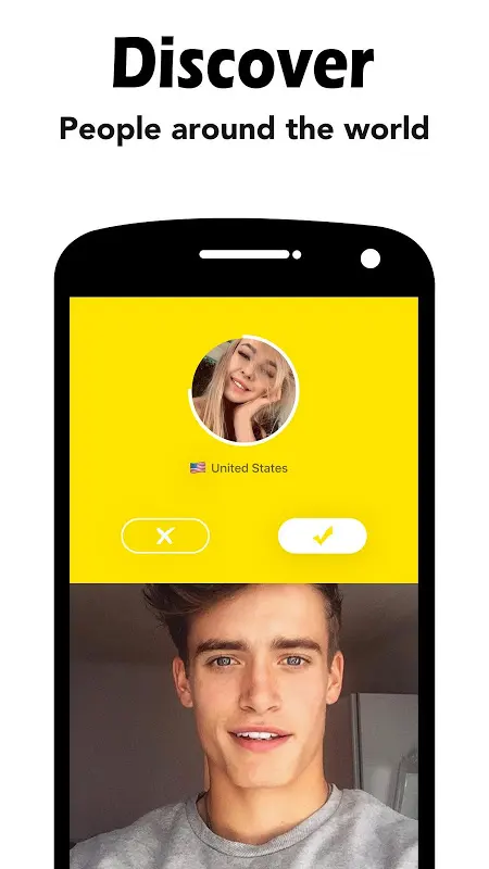 Omega – Live Random Video Chat app screenshot 1
