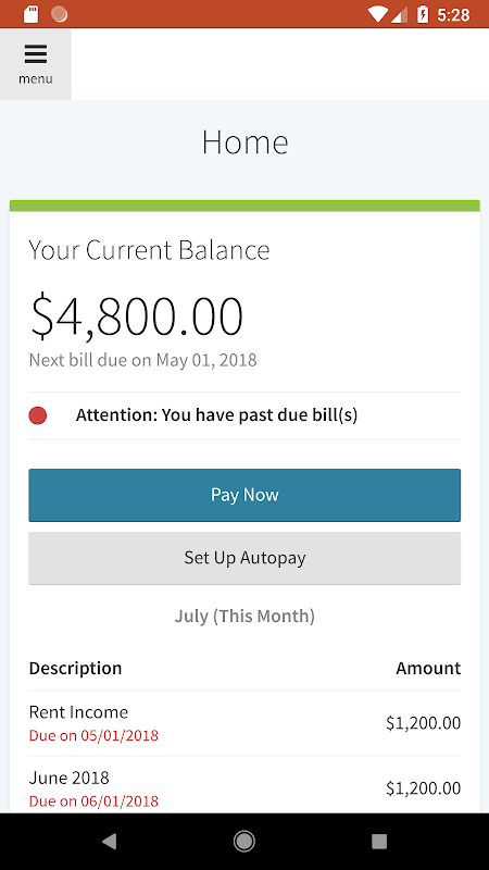Online Portal by AppFolio app screenshot 1