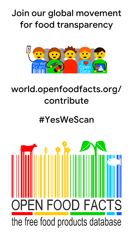 Open Food Facts app screenshot 1