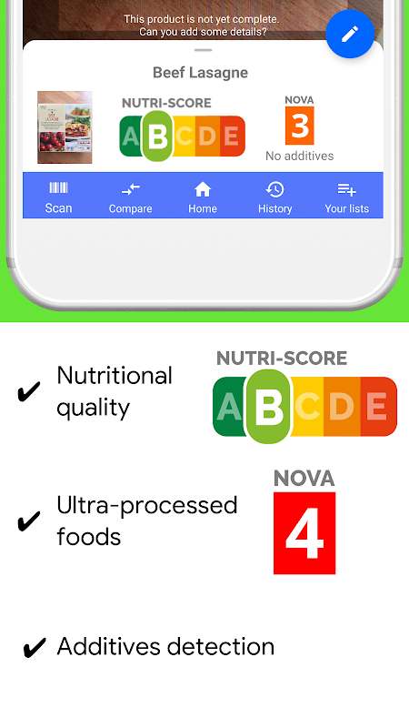 Open Food Facts app screenshot 2