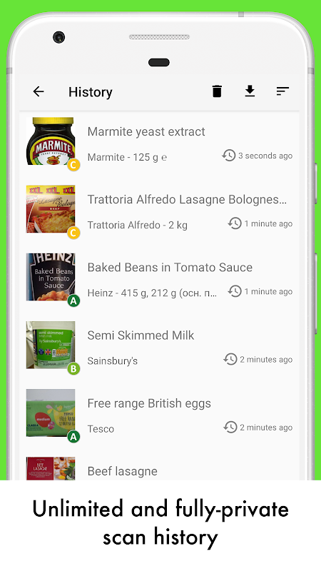 Open Food Facts app screenshot 3