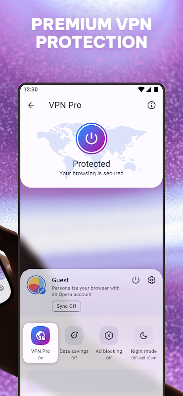 Opera browser with AI app screenshot 2
