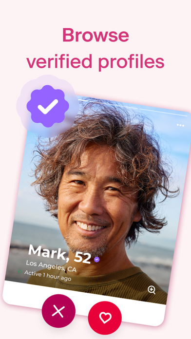 Ourtime Date, Meet 50+ Singles app screenshot 3