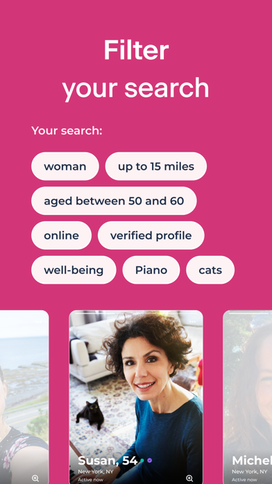 Ourtime Date, Meet 50+ Singles app screenshot 4