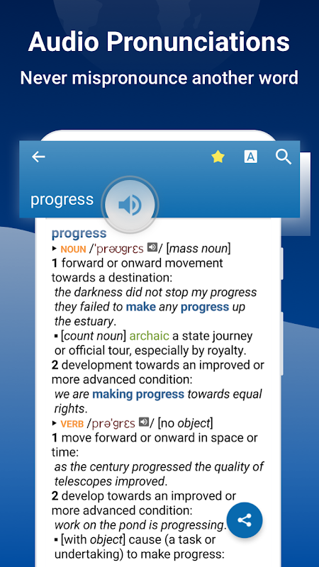 Oxford Dictionary & Thesaurus app screenshot 3