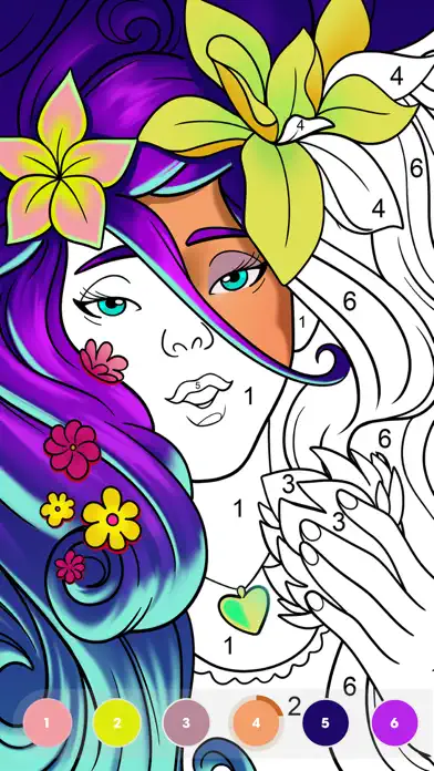 Paint by Number: Coloring Game app screenshot 1