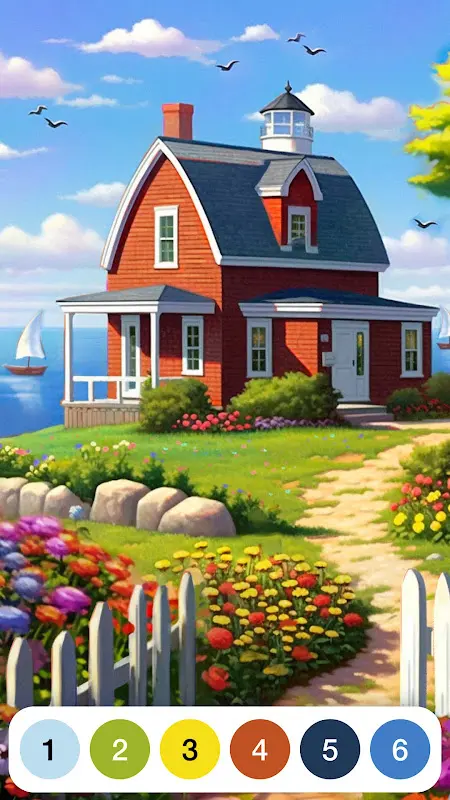 Paint by Number Coloring Games app screenshot 4