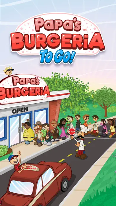 Papa’s Burgeria To Go! app screenshot 1