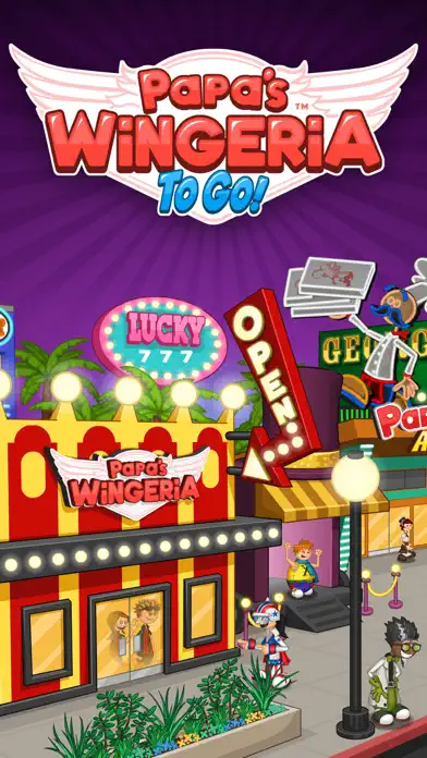 Papa’s Wingeria To Go! app screenshot 1