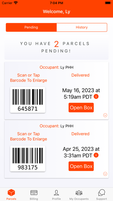Parcel Pending app screenshot 5