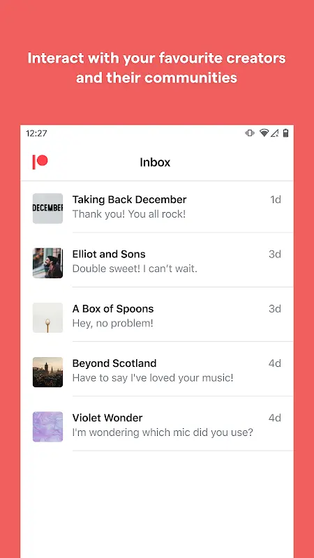 Patreon app screenshot 4