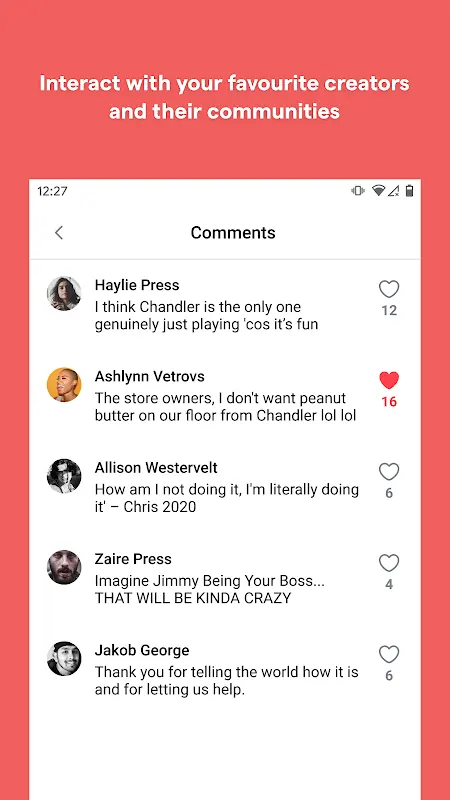 Patreon app screenshot 5